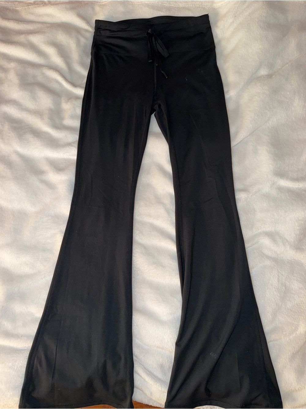 Kids Black Flare Lounge Pants